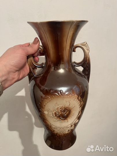 Ваза напольная керамическая