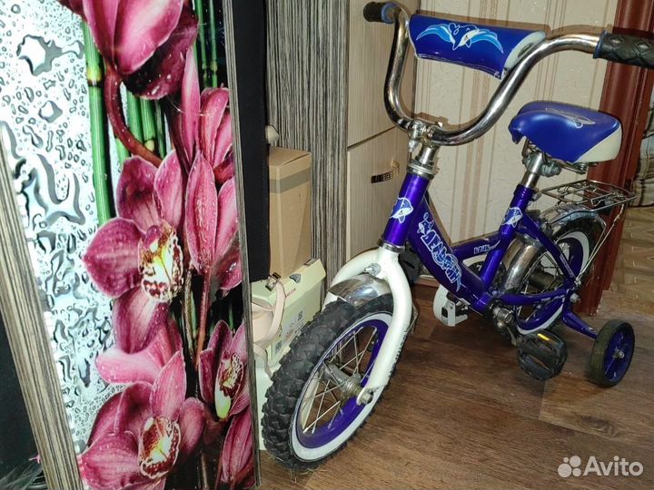 Детский велосипед 4 колёсный