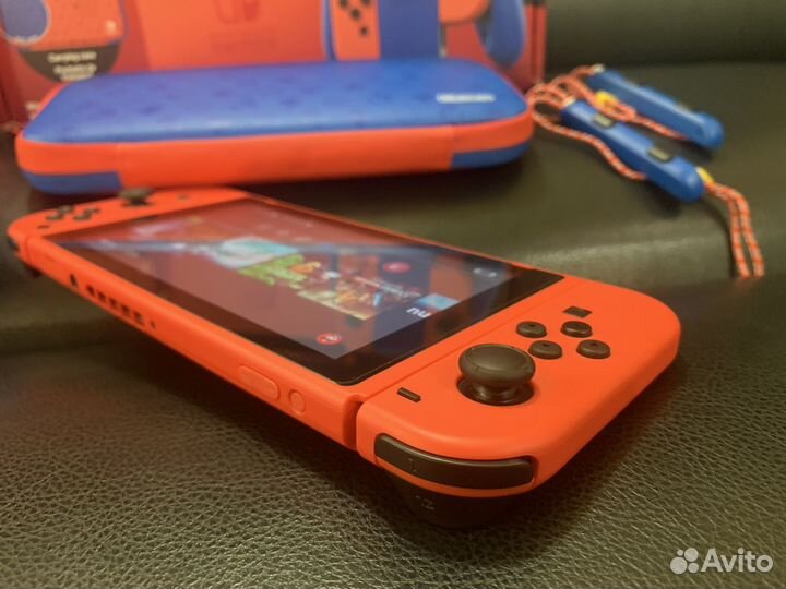 Nintendo switch rev2 прошитая Mario edition Zelda