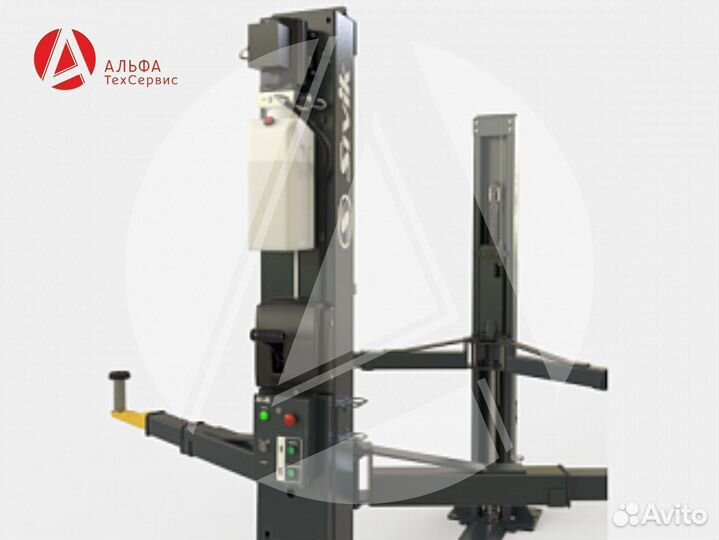Подъемник для автосервиса 2-х стоечный пга-5000-нс