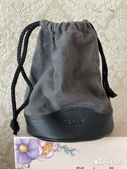 Кожаный Мешочек для обьективов canon
