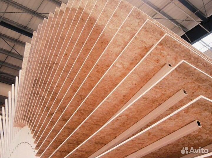 Осб (osb осп-3) 9 мм плита калевала, кроношпан