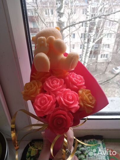 Мыло ручной работы букеты