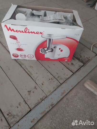 Мясорубка электрическая moulinex HV8