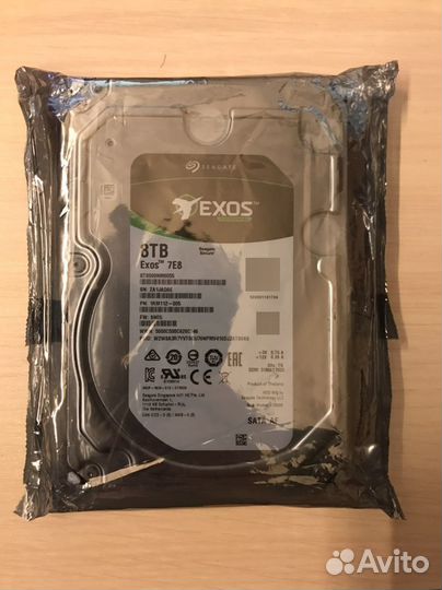 Жесткий диск Seagate Exos 7E8 8tb