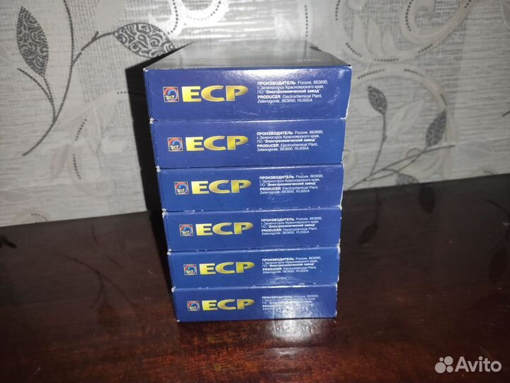 6 видеокассет VHS ECP PG E-240 (цена за всё)