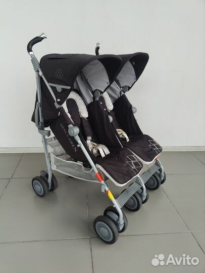 Коляска для двойни Maclaren Twin Techno