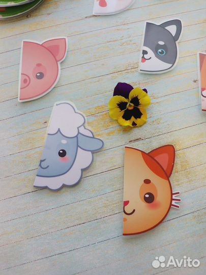 Игры на липучках Половинки