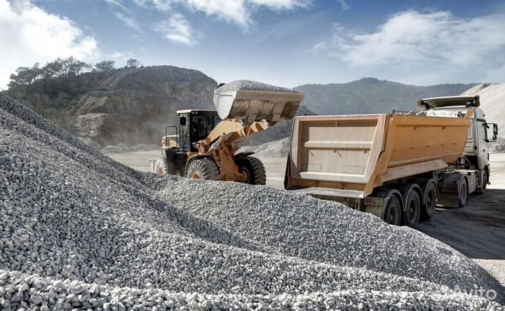 Песок карьерный с доставкой