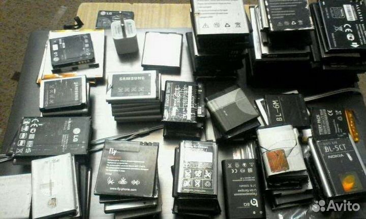 Батарейки от телефонов более 500шт