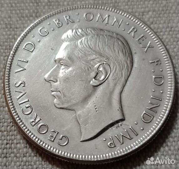 1 крона Австралия 1937 год (серебро)