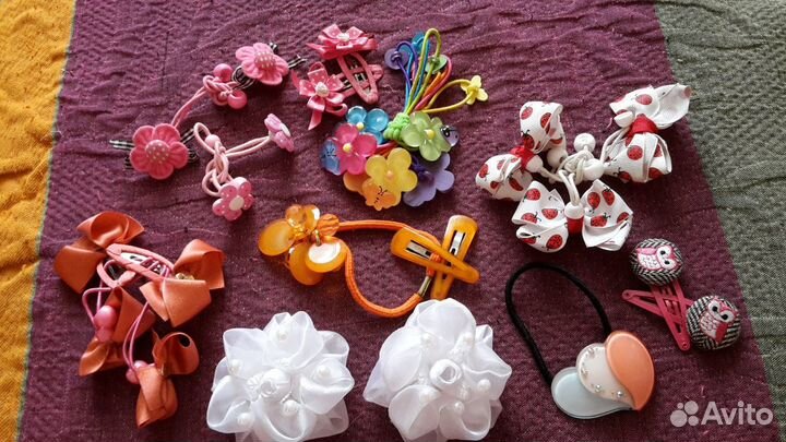 Резиночки, заколки для волос,короны