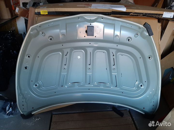 Капот кио рио 2017- с герметиком грунт в наличие