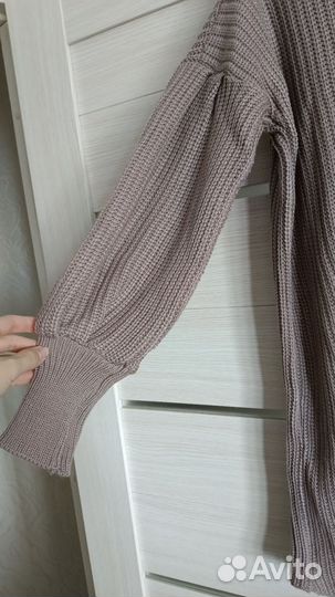 Платье вязаное женское оверсайз