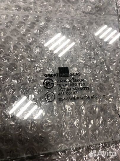 Стекло кузовное (форточка) переднее левое Daewoo