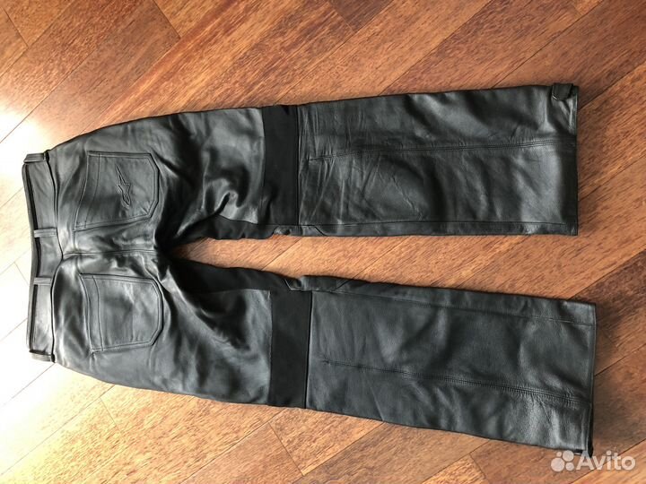 Мотоштаны кожанные Alpinestars V-twin