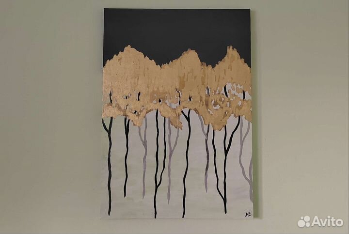 Картина маслом на холсте, картина акрилом