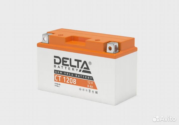 Аккумуляторная батарея delta CT 1208 150х66х94, 00