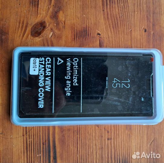 Чехол книжка samsung note 10+