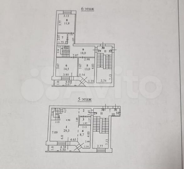 3-к. квартира, 104,5 м², 5/6 эт.
