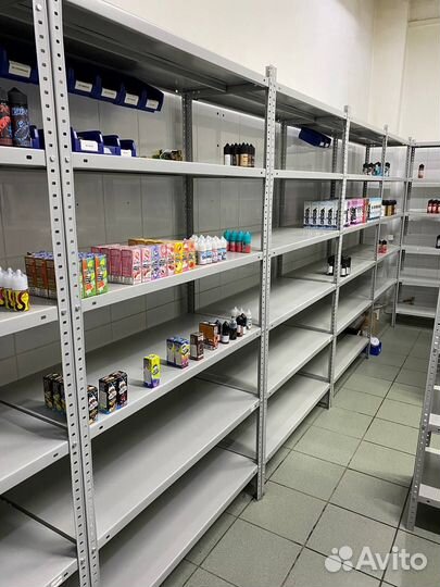 Стеллаж металлический 1800х1000х400мм Б/У