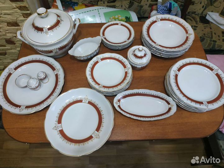 Коростень столовый сервиз СССР