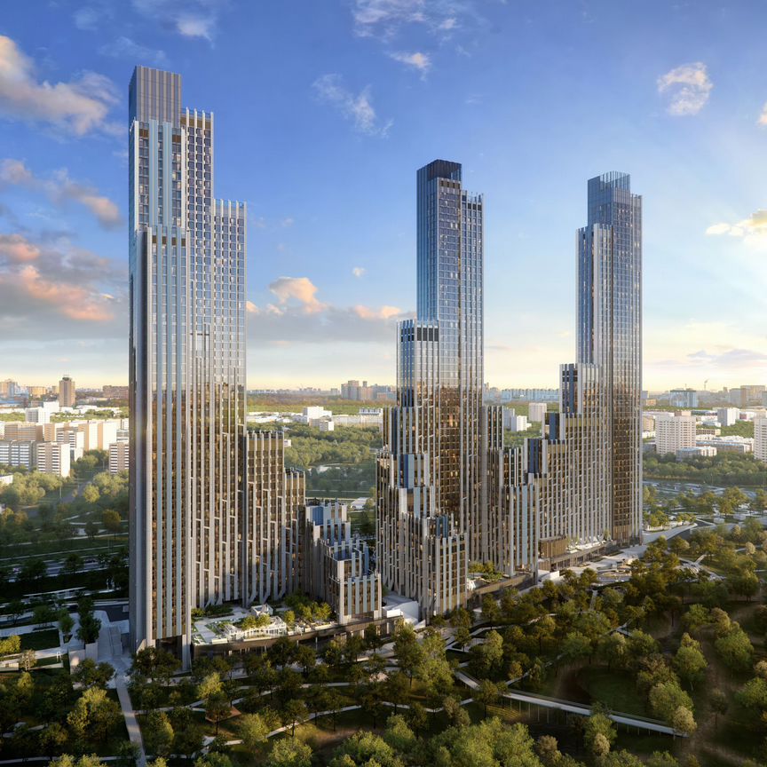 3-к. квартира, 93,5 м², 23/56 эт.