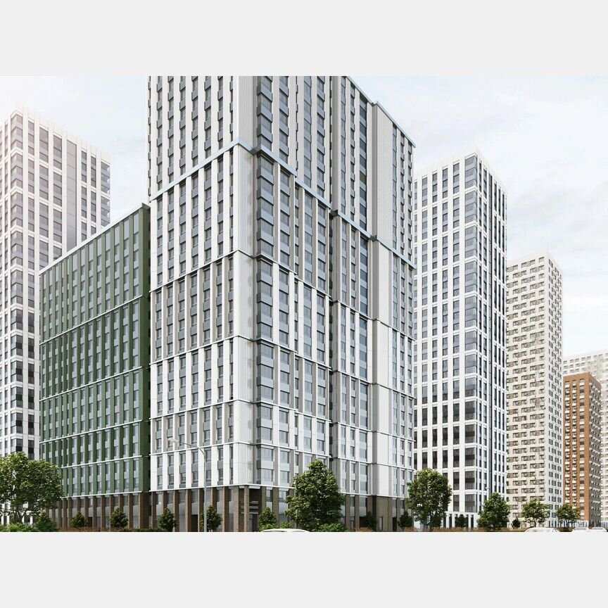 1-к. квартира, 36 м², 2/32 эт.