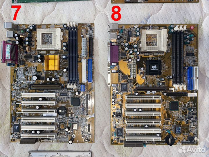 Рабочие ретро материнские платы Socket 370