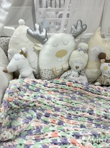 Комплект-тройка для новорожденного из Alize Puffy