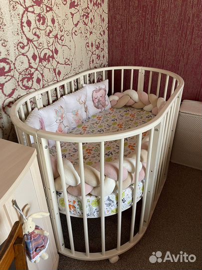 Детская кроватка трансформер 7 в 1