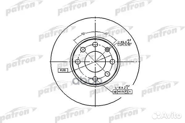 Диск тормозной передн opel: astra G хечбэк 98-0