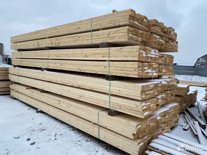 Доска брус естественной влажности