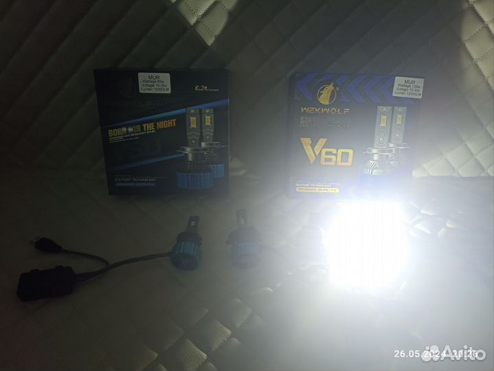 Светодиодные лампы H4/H7 90/120w