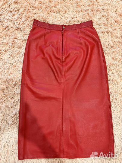 Юбка натуральная кожа