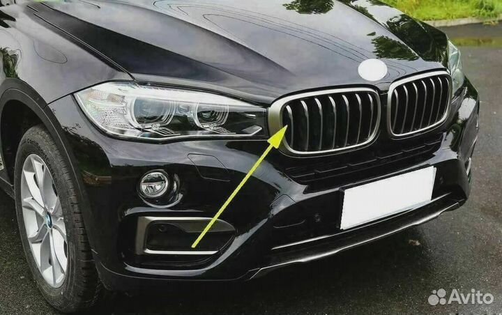 Накладки на решетку радиатора для BMW X5 F15, X6 f