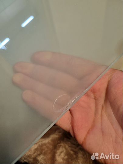 2 стеклянные полки