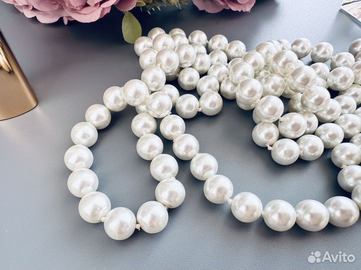 Бусы из искусственного жемчуга