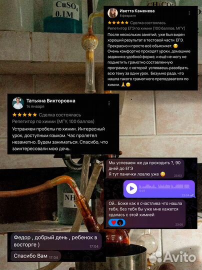 Репетитор по химии (МГУ, 100 баллов)
