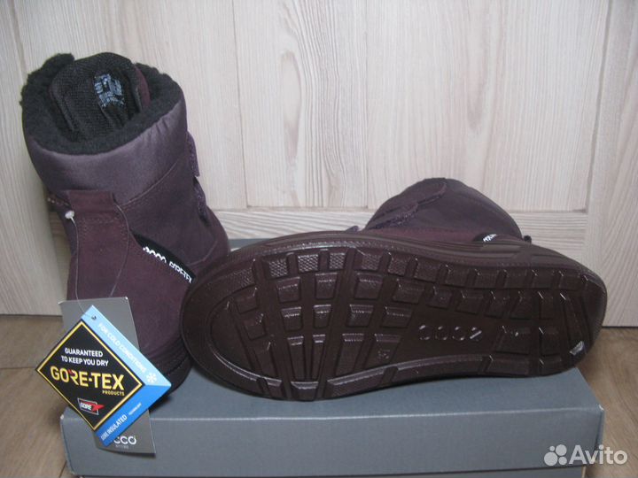 Новые зимние ботинки ecco gore-tex р37