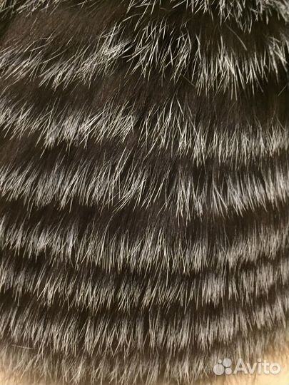 Шапка чернобурая лиса, чернобурка. Отрада