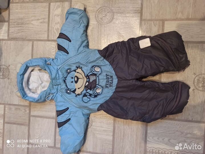 Осеннее зимний комбинезон