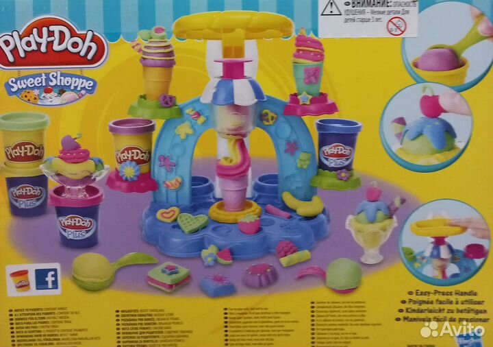 Фабрика мороженого play doh
