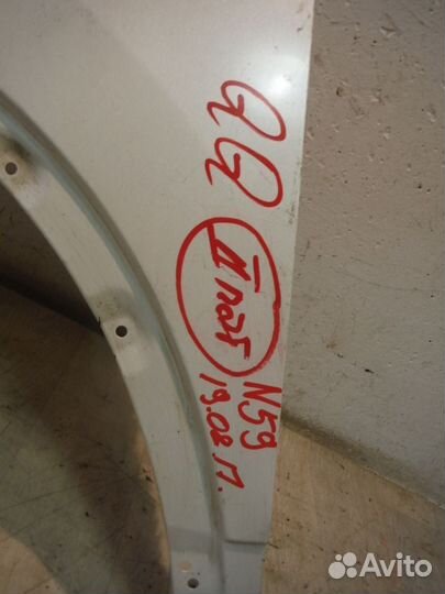 Крыло переднее левое nissan Qashqai 2 J11 2015