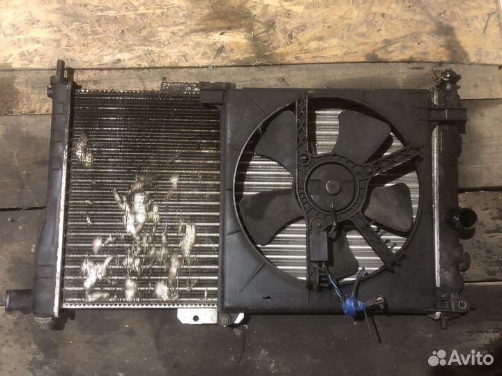 Радиатор охлаждения Деу Нексия