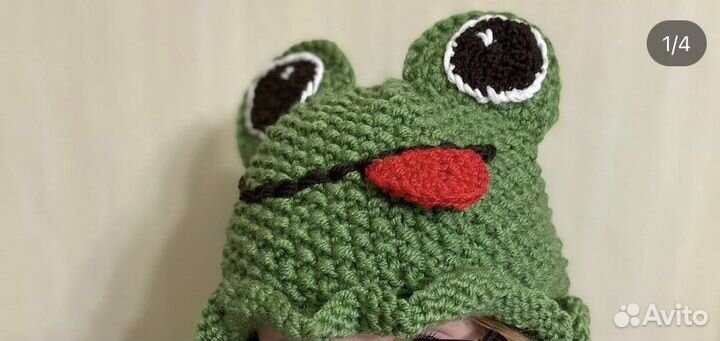 Шапочка лягушонок