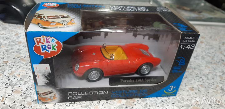 Моделька Porsche 550A Spyder 1:43