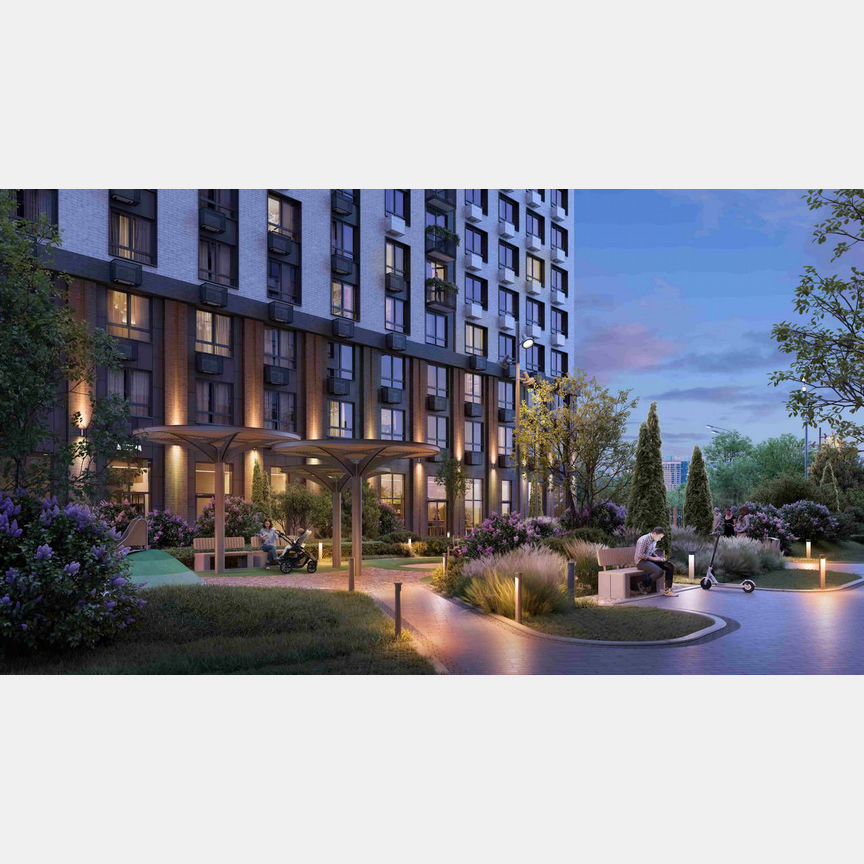 2-к. квартира, 44 м², 24/25 эт.