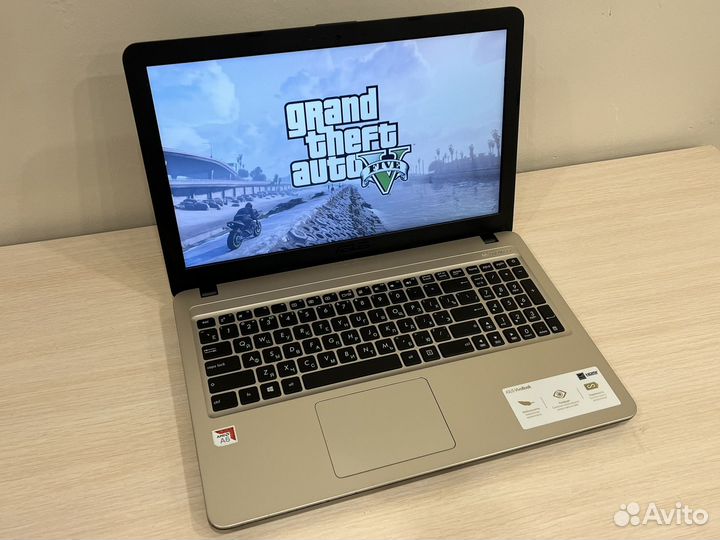 Быстрый ноутбук Asus A6-9gen/SSD/8gb/гарантия