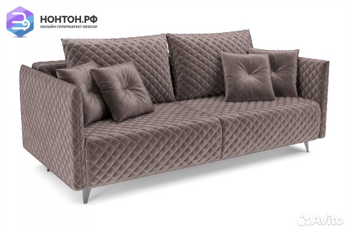 Диван тик-так Вашингтон светло-коричневый